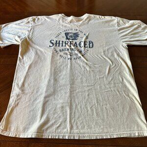 Crazy‎ Shirts - XXL - "Shipfaced Brewing Co" "Beer Ahoy" White Shirt Mens